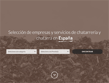 Tablet Screenshot of chatarra-chatarreria.es